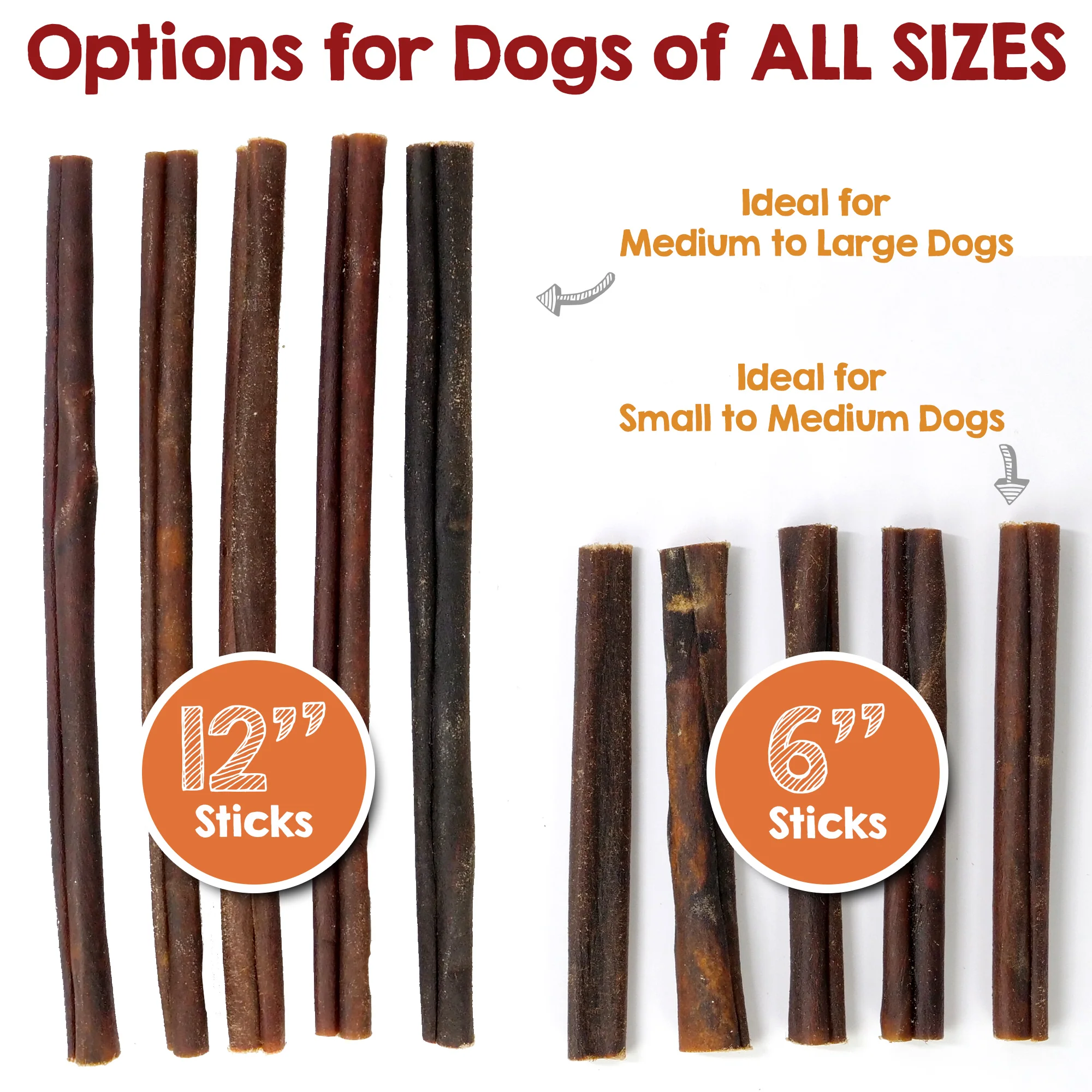 Beef Collagen 12" Sticks (10 ct) - Image 4