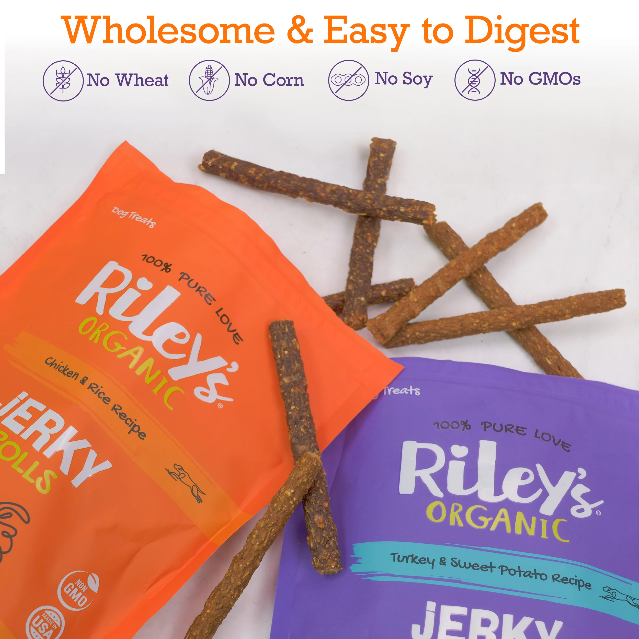 Turkey & Sweet Potato Jerky Rolls (10oz) - Image 6