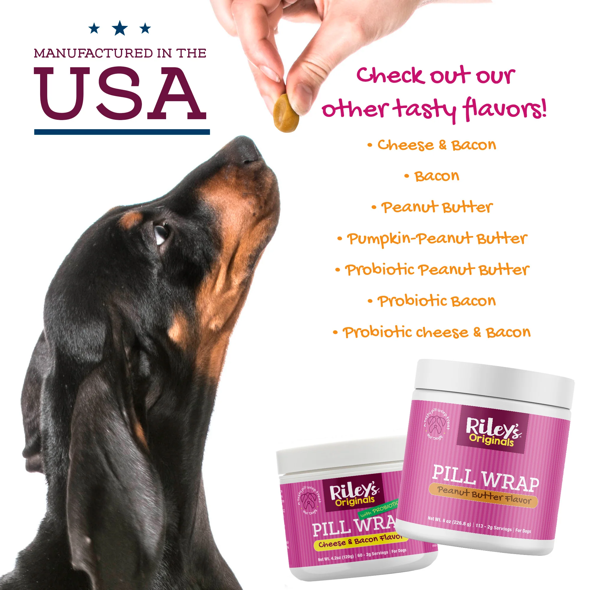 Peanut Butter Flavored Pill Wrap with Probiotics (4.2oz) - Image 7