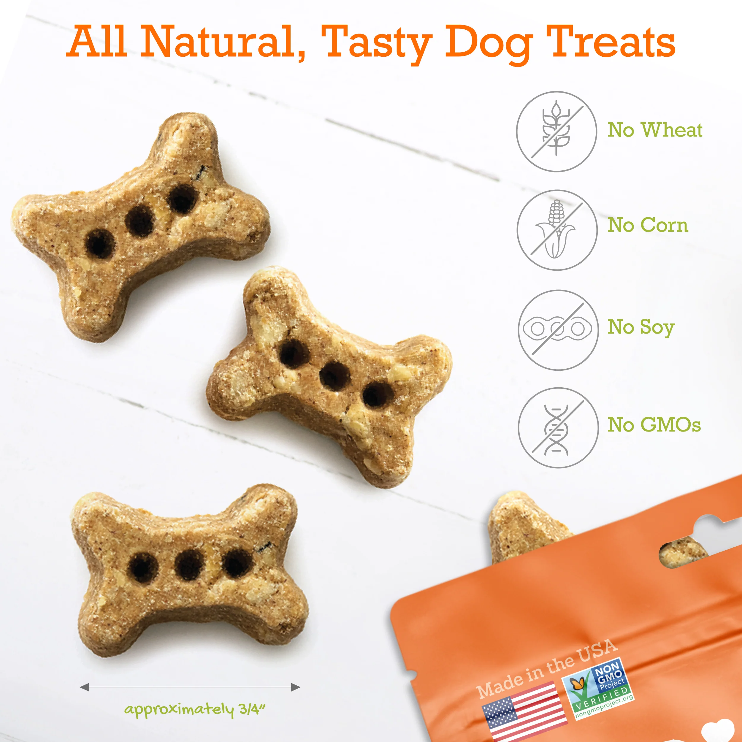 Sweet Potato Baked Biscuits Small Bone 12oz - Image 3